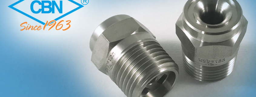 Axial feed full cone nozzle
