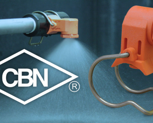 Spray nozzles pasteurizers