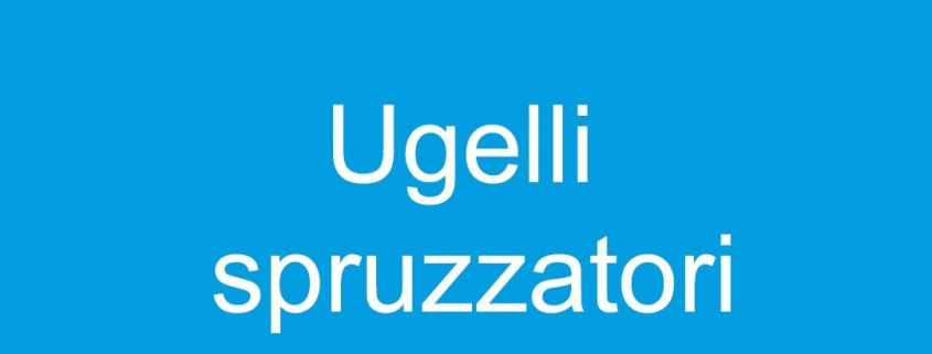 Categoria Ugelli Spruzzatori Categoria Ugelli Spruzzatori
