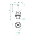 Ugello spruzzatore F3SI Scheda tecnica
